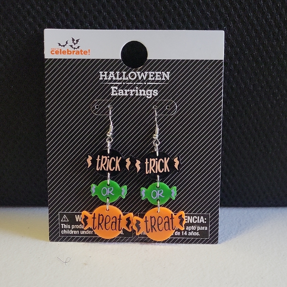 Celebrate Halloween Trick or Treat Earrings